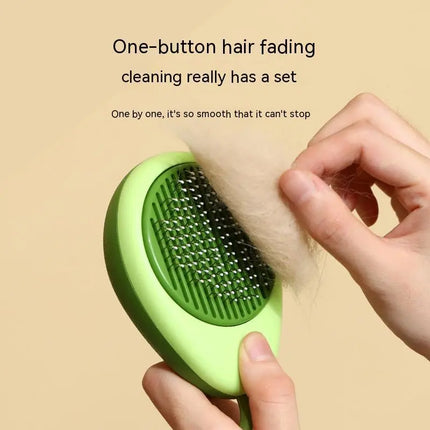 Cat Brush Hair Remover Cleaning Avocado Shaped Dog Grooming Tool Pet Combs Brush Stainless Steel Needle Pet Cleaning Care DS World