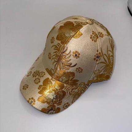 Floral Embroidered Baseball Caps for Men and Women