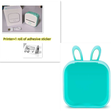 Portable Mini Thermal Label Printer Home Photo Printer Student Wrong Question Printer Bluetooth-compatible Mini Label Printer Price Tag DS World