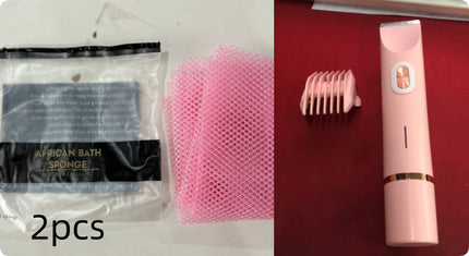 2 In 1 Hair Remover Women's Double Head Shaver Private Pubic Hair Trimmer Electric Razor Wet Dry Electric Body Hair DS World