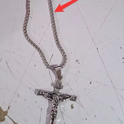 Easter Jesus Cross Necklace Popular Necklace Clavicle Chain Necklace