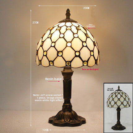 Tiffany Style Stained Glass Table Lamp DS World