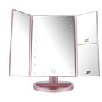 22lights makeup mirror / Rose Gold