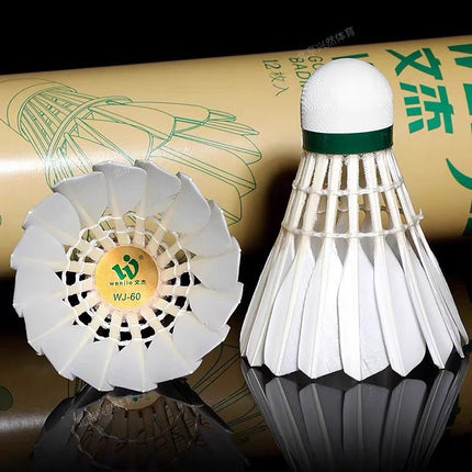 Durable flight stability training badminton