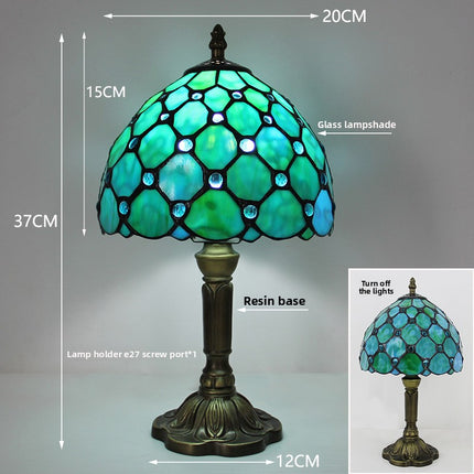 Tiffany Style Stained Glass Table Lamp DS World