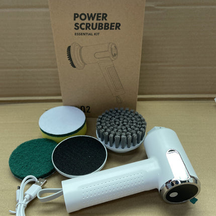 Multifunctional Smart Display Electric Cleaning Brush Wireless Kitchen Sink Cleaning Brush Waterproof Electric Pot Brush Cleaning Tool