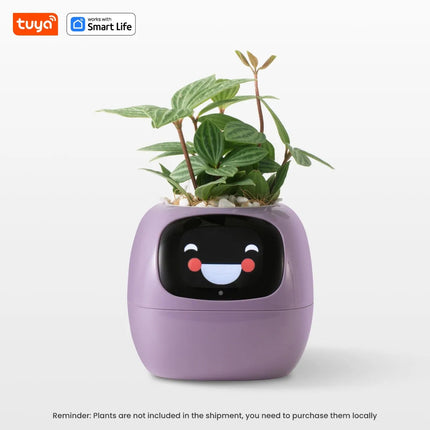 AI Smart Planter Pot with 7 Sensors & 49+ Expressions