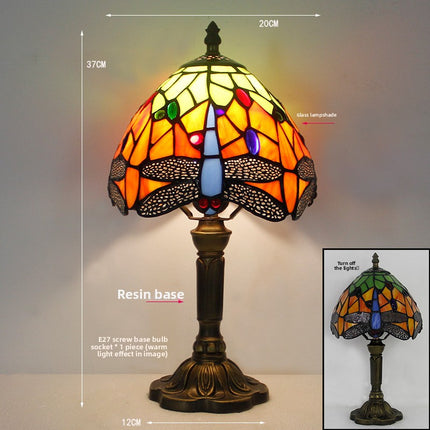 Tiffany Style Stained Glass Table Lamp DS World