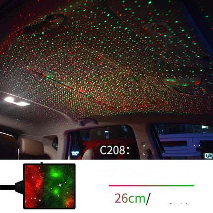 Star Light Projector Party Lights USB LED Light Interior Lighting LED Interior Car Lights Starry Sky Galaxy Night Lights DS World