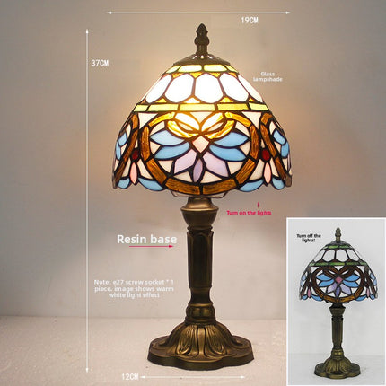 Tiffany Style Stained Glass Table Lamp DS World