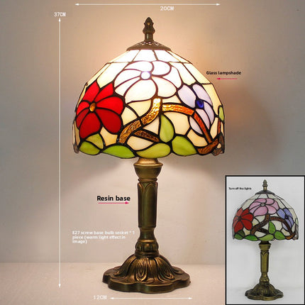 Tiffany Style Stained Glass Table Lamp DS World