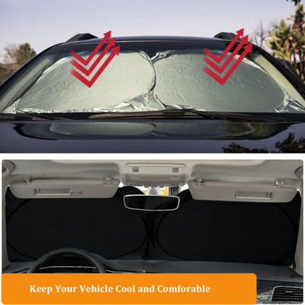 Car Window Sunshade Sun Shade Visor Windshield Cover Auto Car SunShade Anti Snow Ice Windshield Sunshade Car Windshield Sunshade DS World