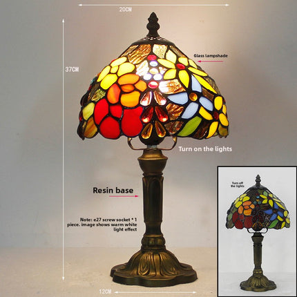 Tiffany Style Stained Glass Table Lamp DS World