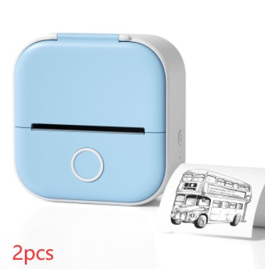 Portable Mini Thermal Label Printer Home Photo Printer Student Wrong Question Printer Bluetooth-compatible Mini Label Printer Price Tag DS World