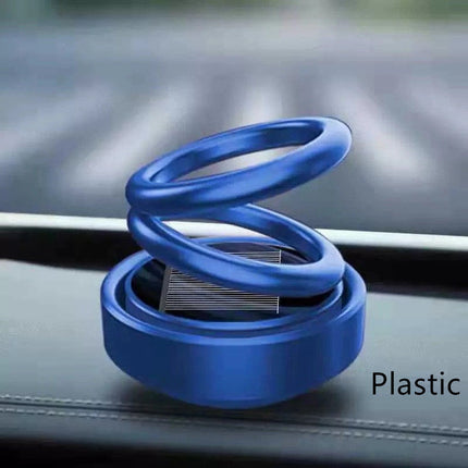 Solar Auto Rotation Car Air Freshener Perfume Seat DS World