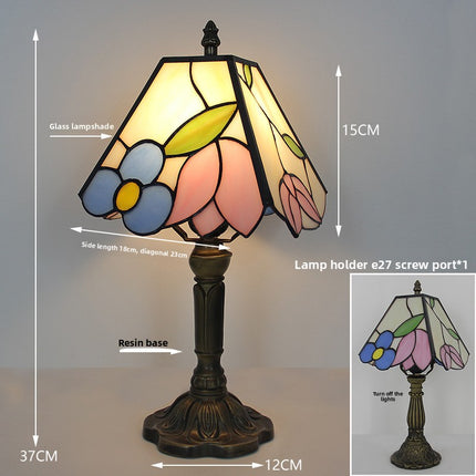 Tiffany Style Stained Glass Table Lamp DS World