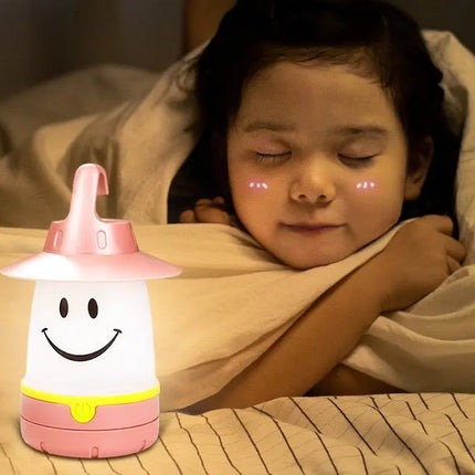 Led Smile Wall Lights Light Lamp For Children's Camping Tent Night Lights Bedroom Decoration Lights Gifts Lamp Cute Lights DS World