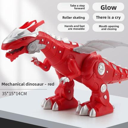 Remote-controlled spray dinosaur
