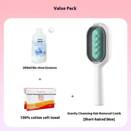 Pet Grooming Brush Dematting Dog Comb Cat Brush To Remove Floating Hair Sticky Hair With Tank Pet Cleaning Supplies DS World