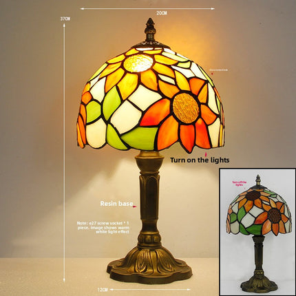 Tiffany Style Stained Glass Table Lamp DS World