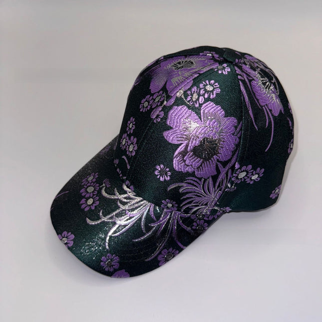 Floral Embroidered Baseball Caps for Men and Women