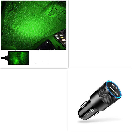 Star Light Projector Party Lights USB LED Light Interior Lighting LED Interior Car Lights Starry Sky Galaxy Night Lights DS World