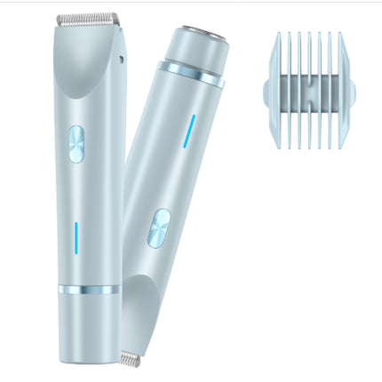 2 In 1 Hair Remover Women's Double Head Shaver Private Pubic Hair Trimmer Electric Razor Wet Dry Electric Body Hair DS World