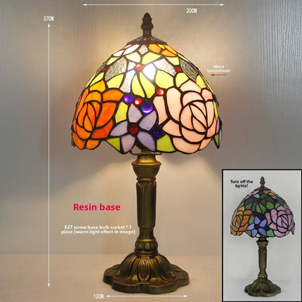 Tiffany Style Stained Glass Table Lamp DS World