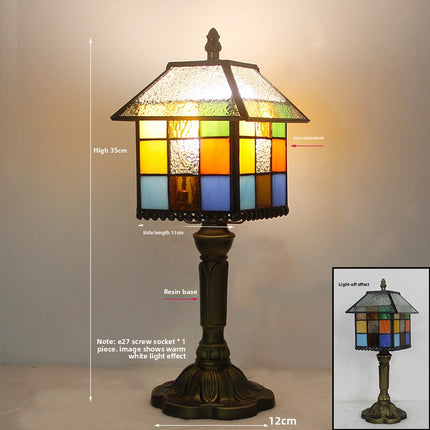 Tiffany Style Stained Glass Table Lamp DS World