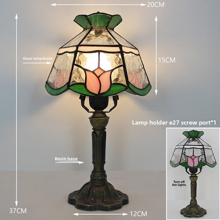 Tiffany Style Stained Glass Table Lamp DS World