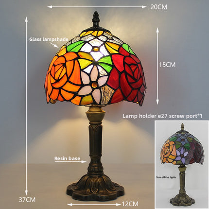 Tiffany Style Stained Glass Table Lamp DS World