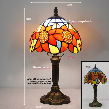 Tiffany Style Stained Glass Table Lamp DS World