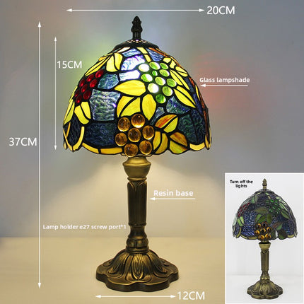 Tiffany Style Stained Glass Table Lamp DS World