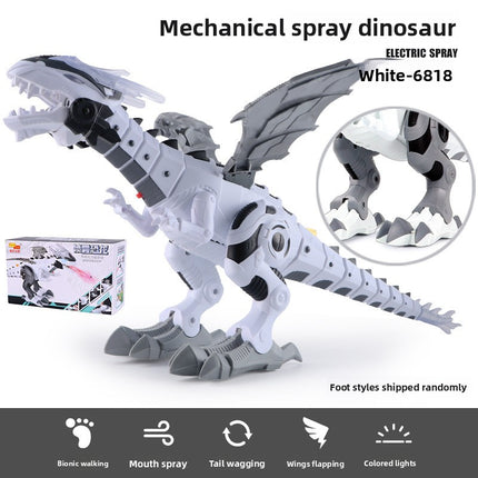 Remote-controlled spray dinosaur