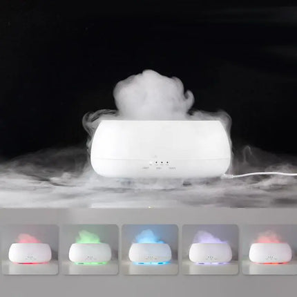 HOMEFISH Aroma Diffuser 500ml Ultrasonic Air Humidifier Colorful Light Fragrance Diffuser Essential Oil Diffuser For Home DS World