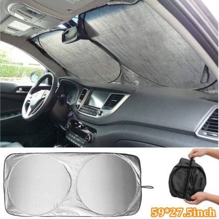 Car Window Sunshade Sun Shade Visor Windshield Cover Auto Car SunShade Anti Snow Ice Windshield Sunshade Car Windshield Sunshade DS World