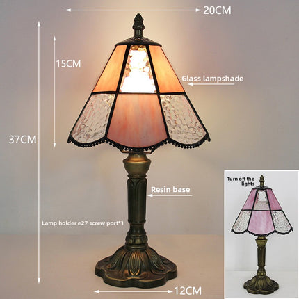 Tiffany Style Stained Glass Table Lamp DS World