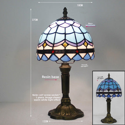 Tiffany Style Stained Glass Table Lamp DS World