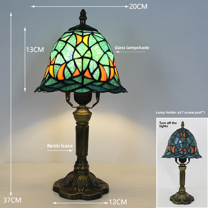 Tiffany Style Stained Glass Table Lamp DS World