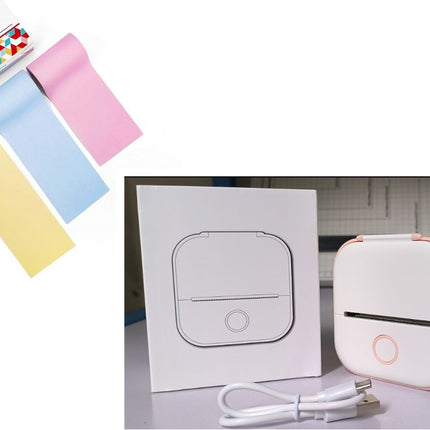 Portable Mini Thermal Label Printer Home Photo Printer Student Wrong Question Printer Bluetooth-compatible Mini Label Printer Price Tag DS World