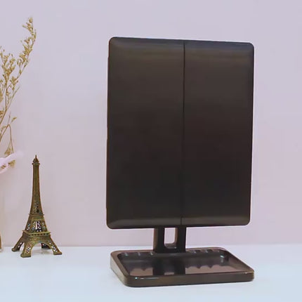 24 LED Magnifying Lighted Cosmetic Makeup Mirror T